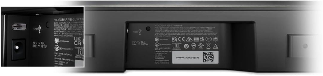 Bose Videobar VB-S All-in-One-USB-Videokonferenzlösung mit Charakteristische Bose Professional Audio