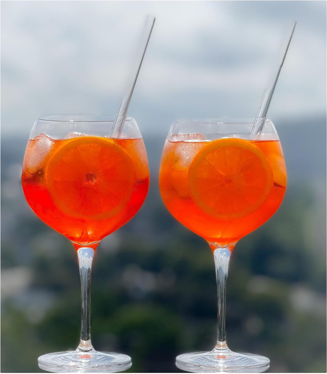 Topkapi Aperol Spritz Glas Feuersbach XL - 13-tlg Aperol Spritz Gläser, 700 ml, Profi-Glas Bleifreie