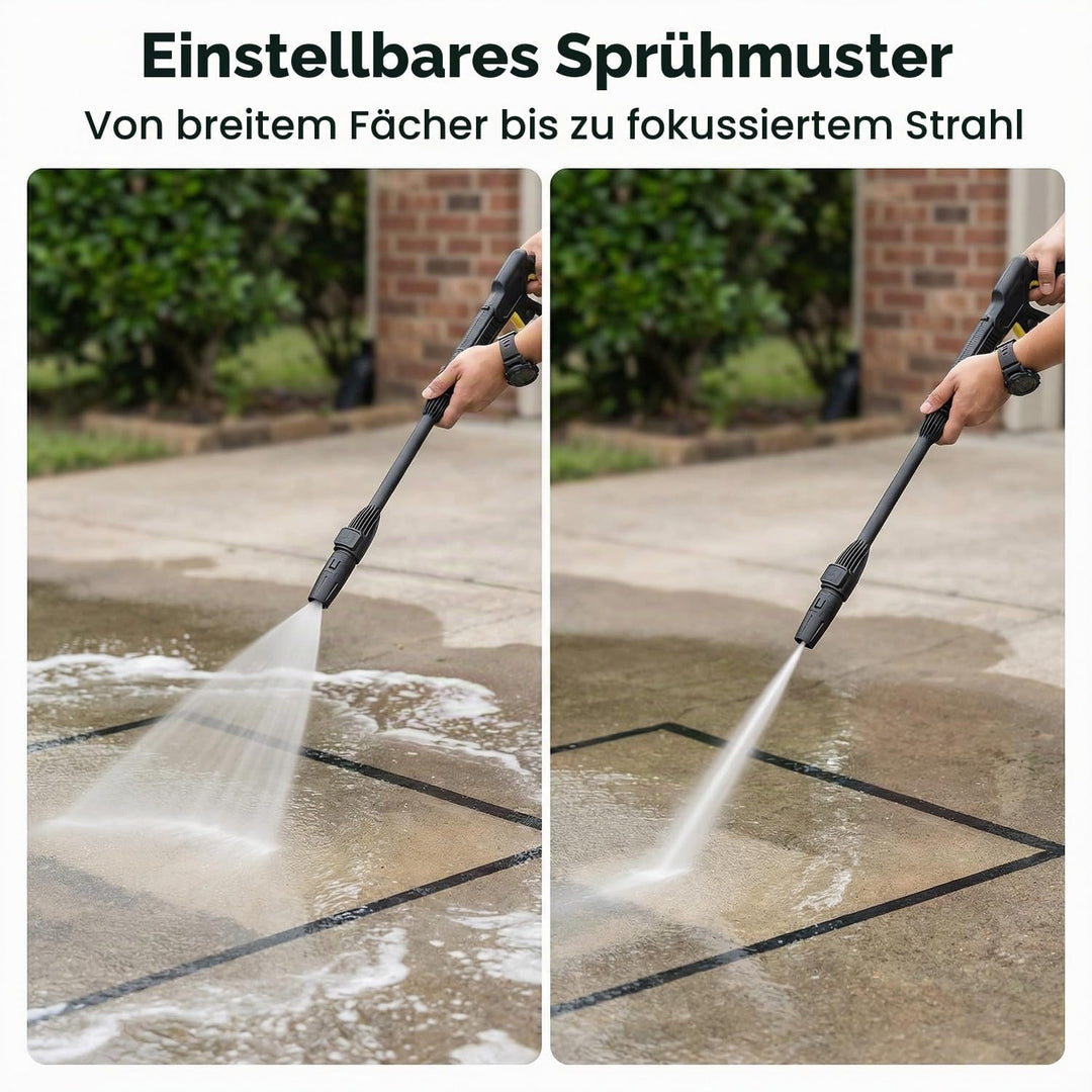 Standard Lanze mit Flachstrahldüse | Passend für Karcher K2 K3 K4 K5 K6 K7 Haushaltsgeräte |Einstell