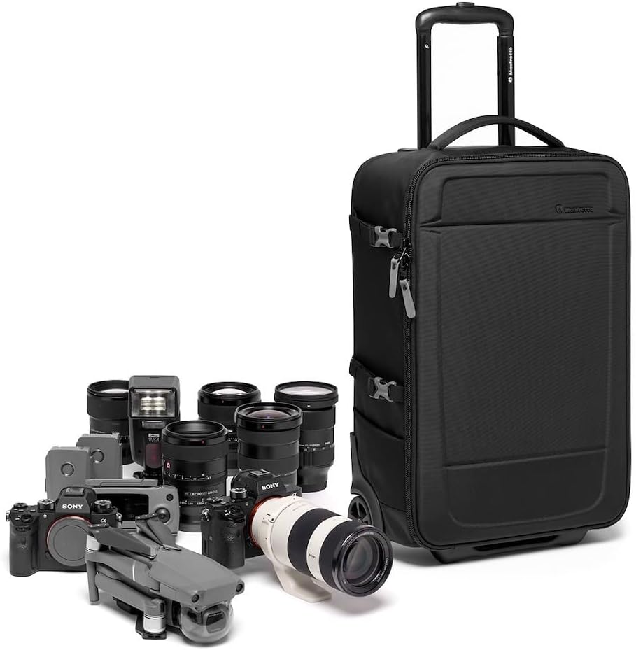 Manfrotto Advanced Trolley M III, für Spiegelreflexkamera mit Objektiven, Handgepäck, Reflextasche m