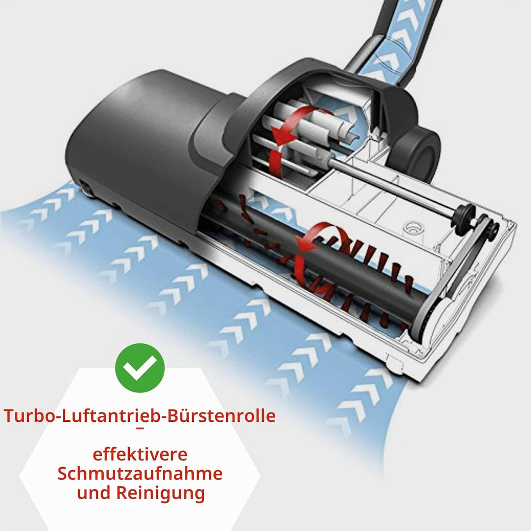 SPARES2GO Turbo-Bürstenkopf für Kärcher Staubsauger-Turbinen-Bodendüse WD2 WD3 WD3P WD4 WD5 WD6 WD6P