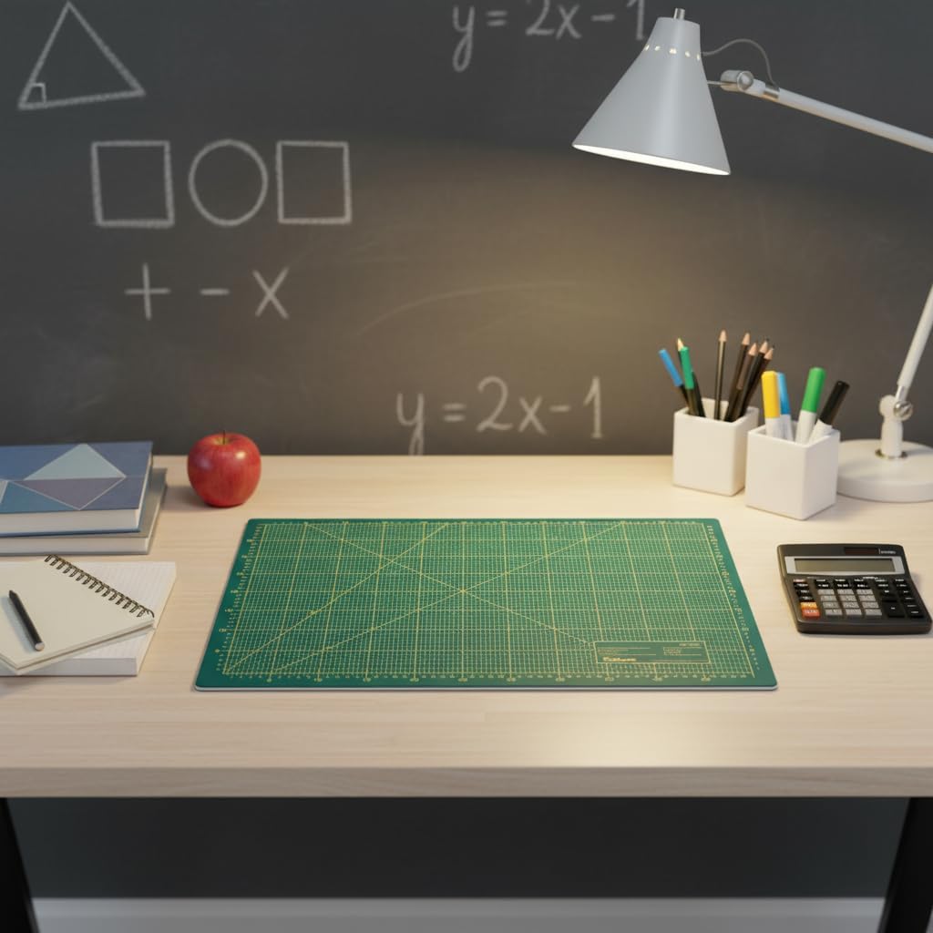Victor Schneidematte grün schwarz 100x200cm 3-lagig Schneidematte Gross selbstheilend - Bastelunterl