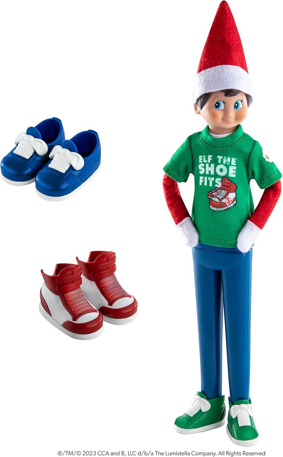 The Elf on the Shelf Holly Jolly Ollie Skateboard-Set (Scout Elf Nicht im Lieferumfang enthalten) Co