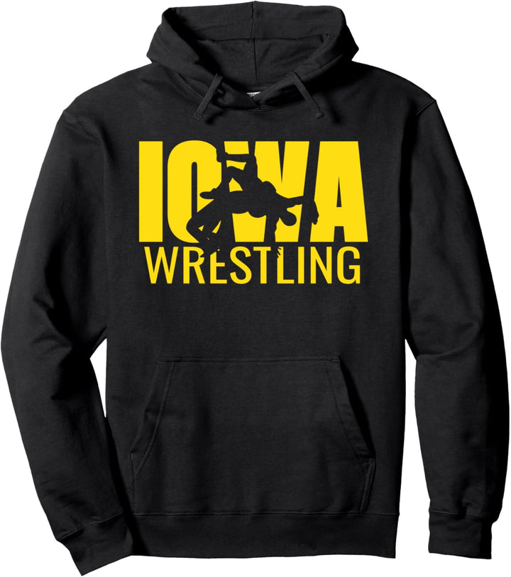 Iowa Wrestling Freestyle Wrestler Gift The Hawkeye State Pullover Hoodie