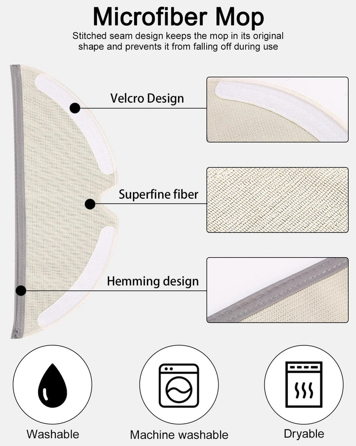Zubehör für Xiaomi Saugroboter 24 tlg Zubehör für Xiaomi Roborock S5 S50 S51 S55 S5 max S6 Pure S6 m