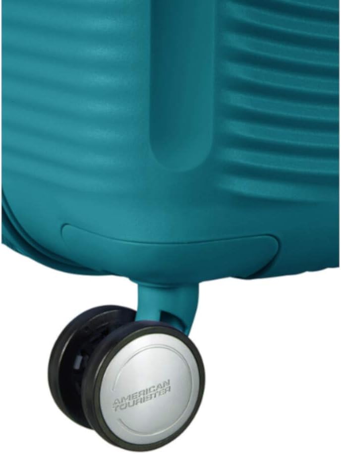 American Tourister Soundbox - Spinner S Erweiterbar Handgepäck, 55 cm, 41 L, Grün (Jade Green) Grün