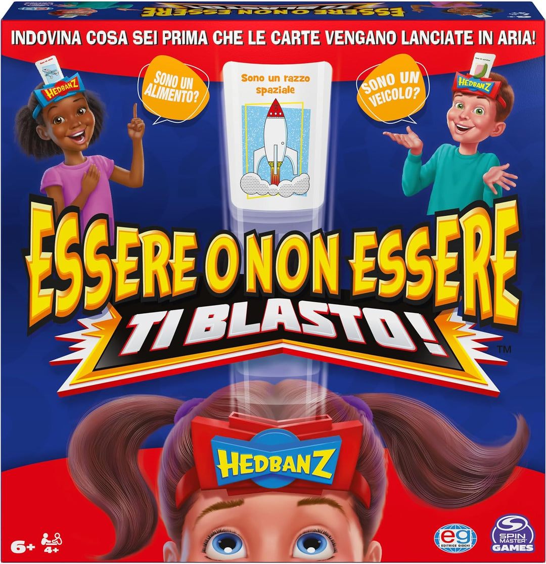 Spin Master Games Herausgeber Spiele, Sein oder Nichtsein, Ti Blasto, Brettspiel zum Erraten Wer Du