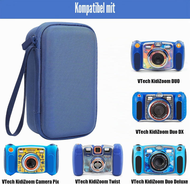 co2CREA Hart Reise Schutz Hülle Etui Tasche für VTech Kidizoom Duo/Duo DX/Duo Deluxe/Twist/Pix/Pix P