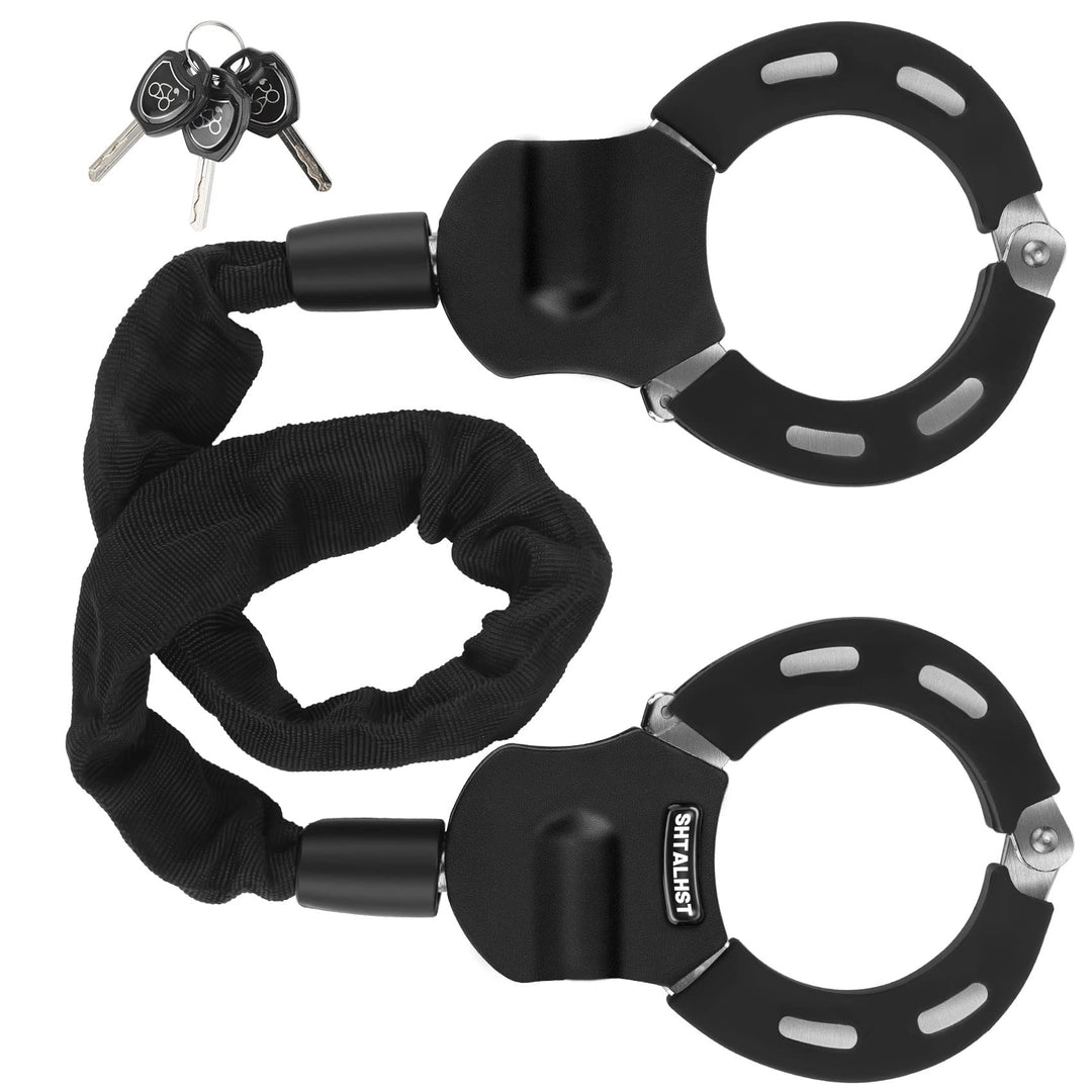 E Scooter Schloss, Schloss für E Scooter und Rollerschloss, Robustes Sicherheits Handschellen Kabels