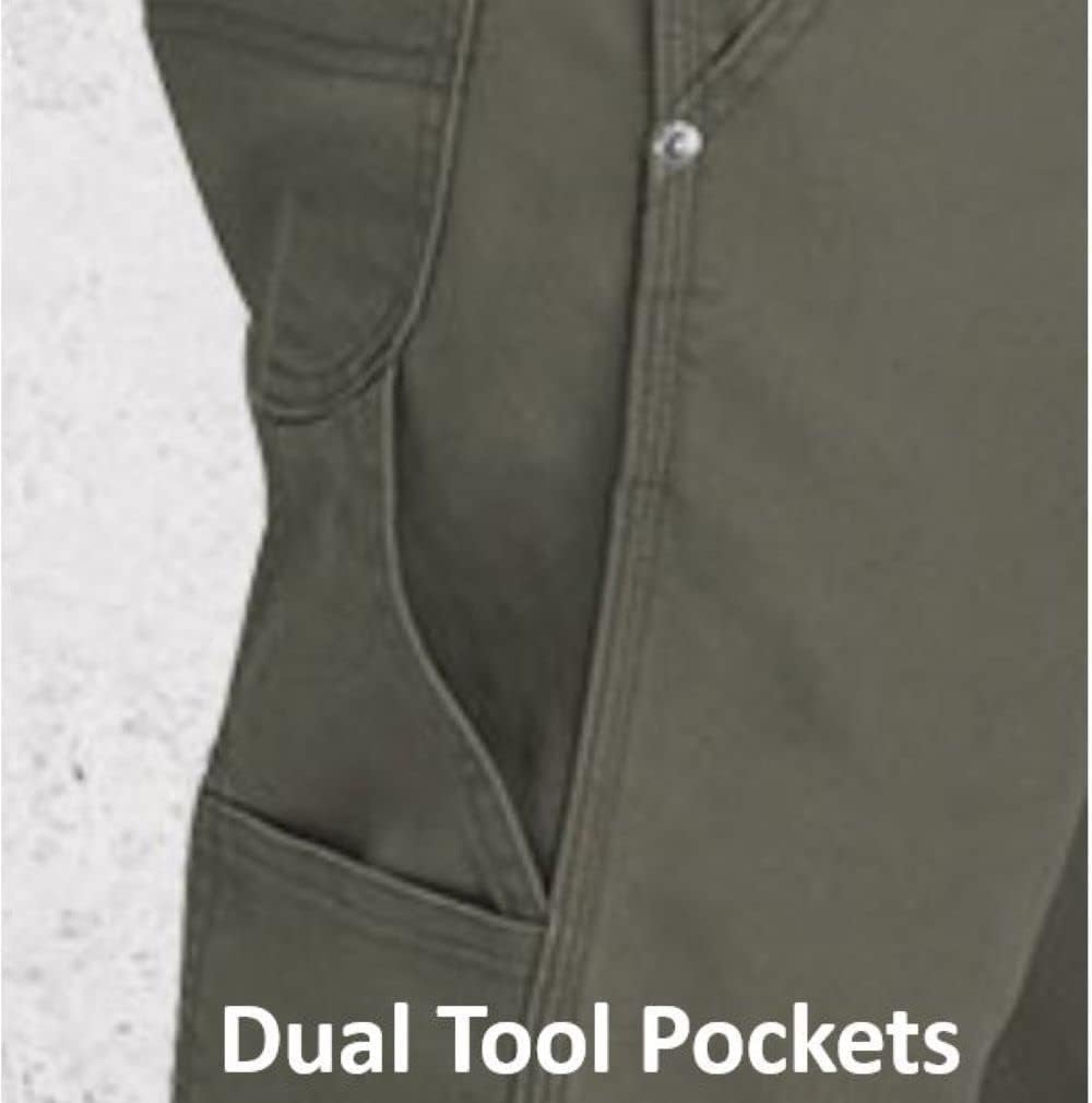 Dickies Herren Duck Carpenter Pt Hose 40W / 30L Stonewash Mushroom, 40W / 32L