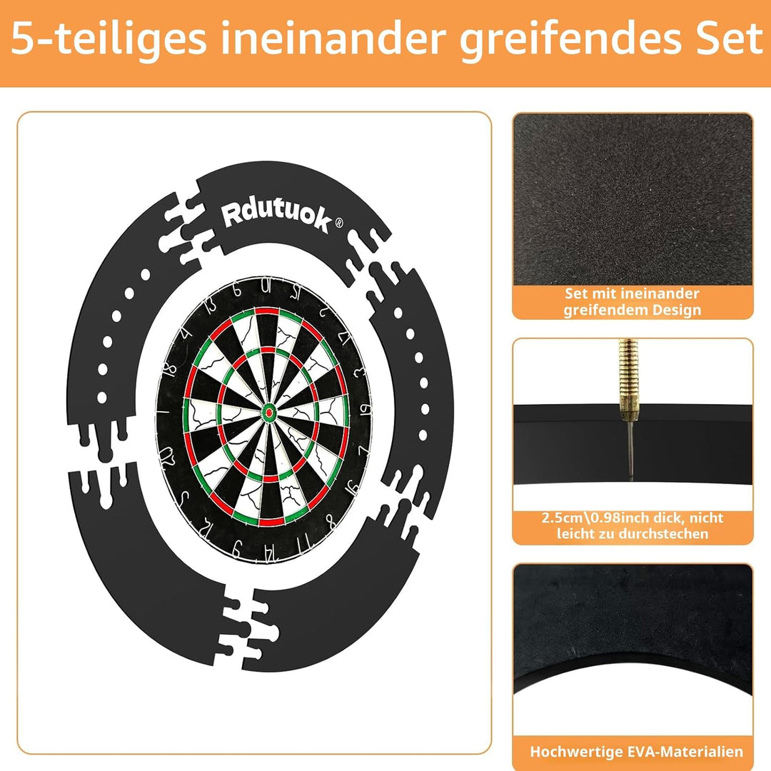 Rdutuok Dart Catchring Surround, Surround Auffangring Dart Backboard Dartscheibe Surround FüR Dart S
