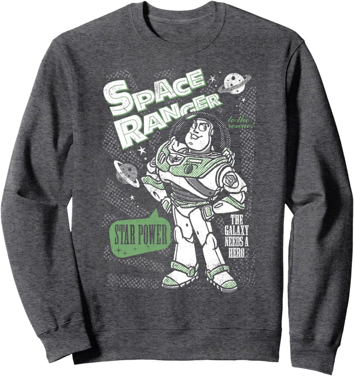 Disney Pixar Toy Story Buzz Lightyear Space Ranger Poster Sweatshirt