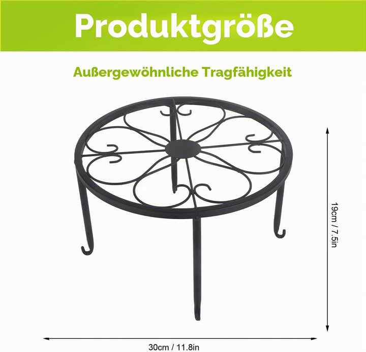 Metall Pflanzenständer, Innen und Aussen Pflanzgefässe Blumentöpfe Heavy Duty Halter, Einschichtiger