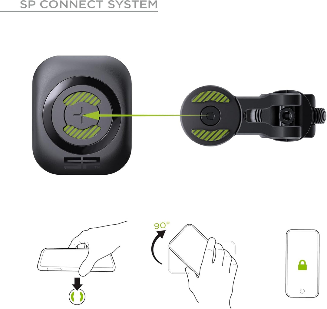 SP CONNECT Fahrrad-Handyhalterung | SPC+ | Universeller Handyhalter für Fahrradlenker | Fahrradhandy