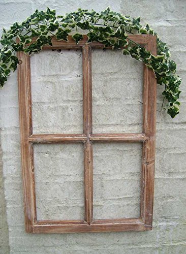 Fenster Sprossenfenster Bilderrahmen Wandobjekt, Wanddekoration Holz