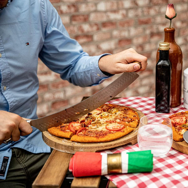 Boska Pizza- & Käsemesser Oslo+ / Non-stick BSF™ / Sicher beidhändig verwendbar/Für Pizza und Käse/S