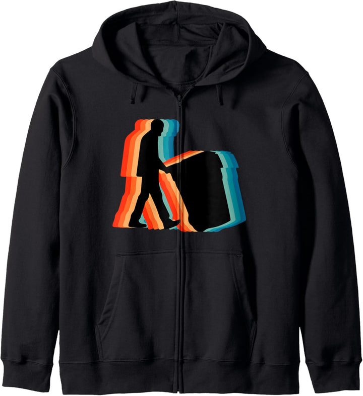 Proud Recyclable Collector Papa, Retro Vintage Kapuzenjacke