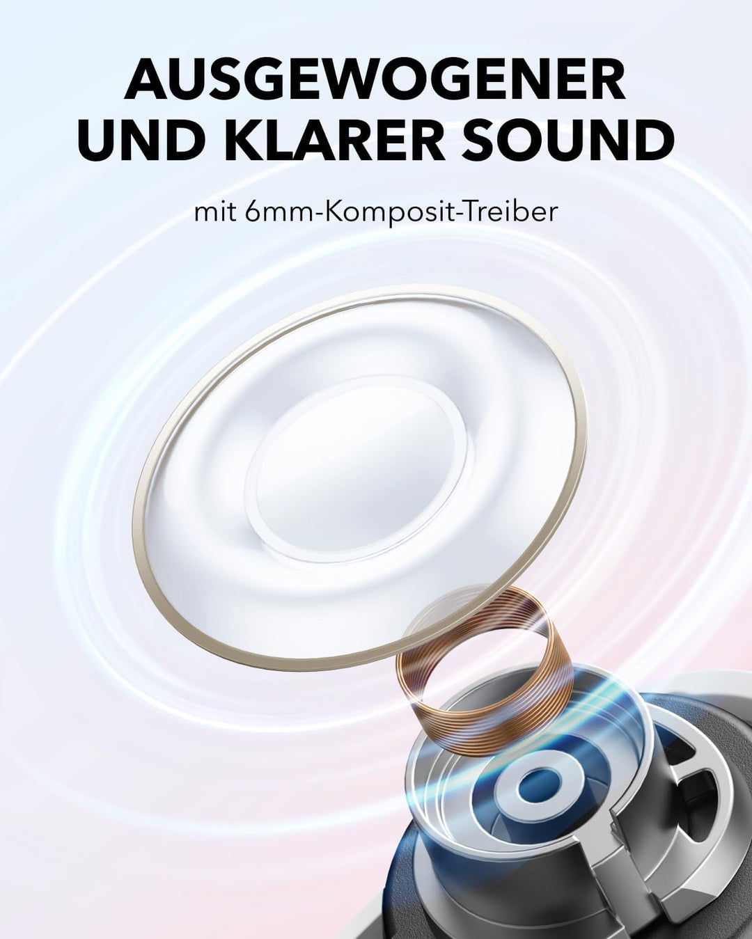 soundcore A30i von Anker, Kabellose Kopfhörer, Smartes Noise Cancelling, Ultra-Geräuschunterdrückung