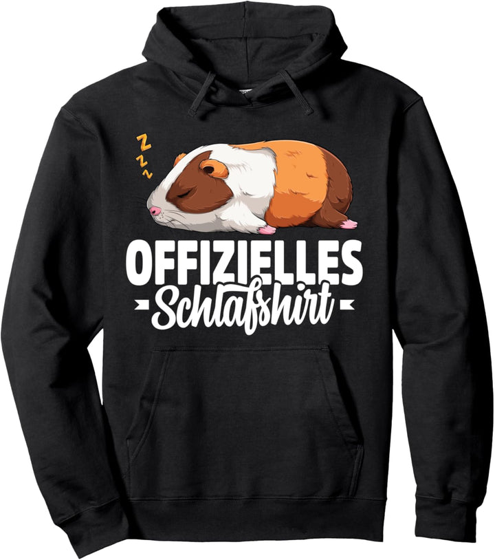 Offizielles Schlafshirt mit Meerschweinchenmotiv, Pyjama, Meerschweinchen Pullover Hoodie