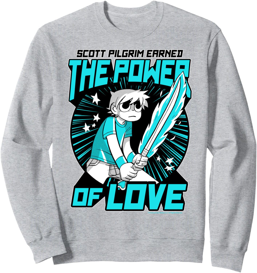 Scott Pilgrim Vs. The World Power of Love Scott Portrait Sweatshirt