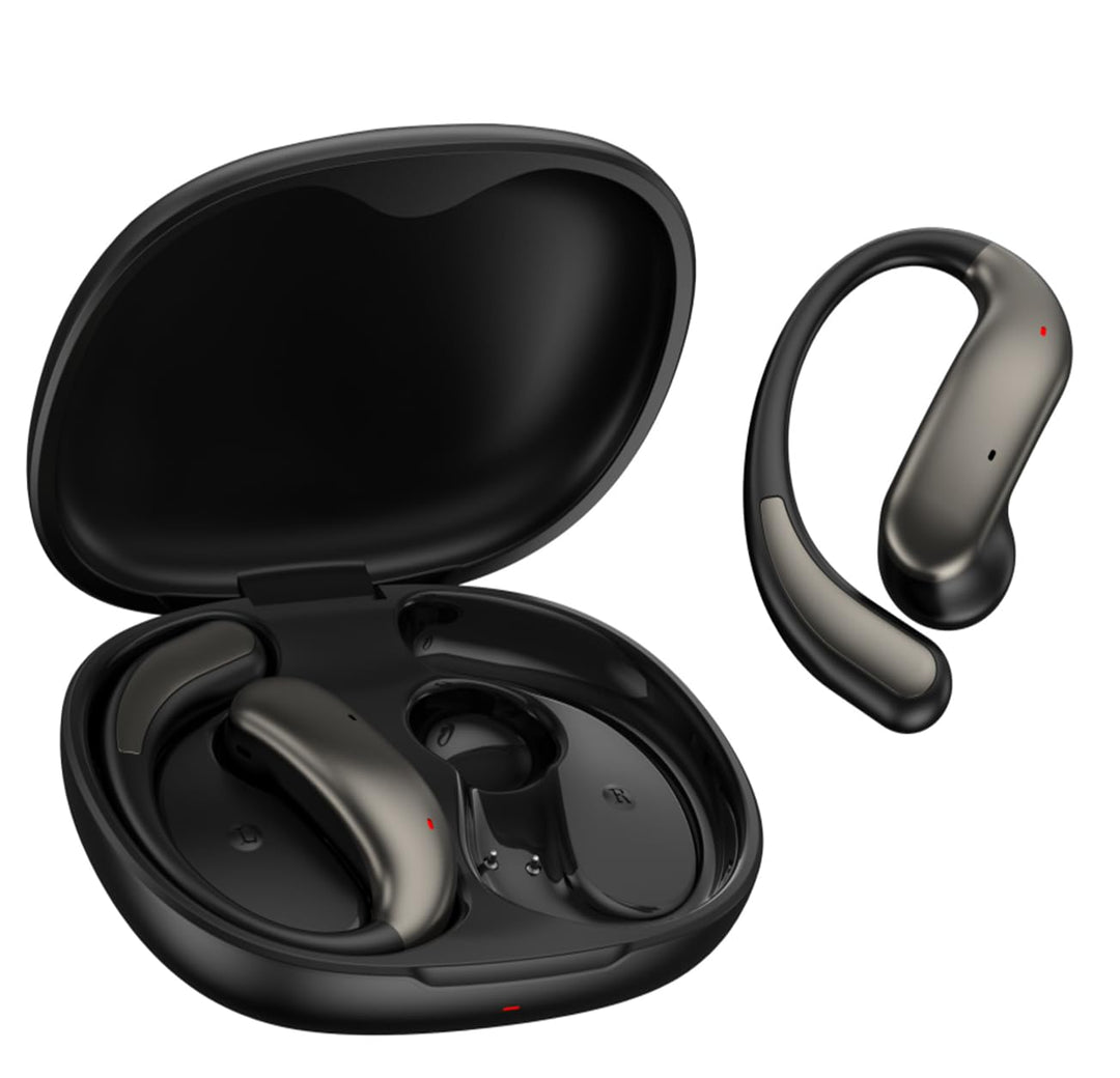 i70 Open-Ear-Ohrhörer Bluetooth 6.0 Kabellose Ohrhörer mit Ohrbügeln, Leichte & Bequeme Sport-Open-E