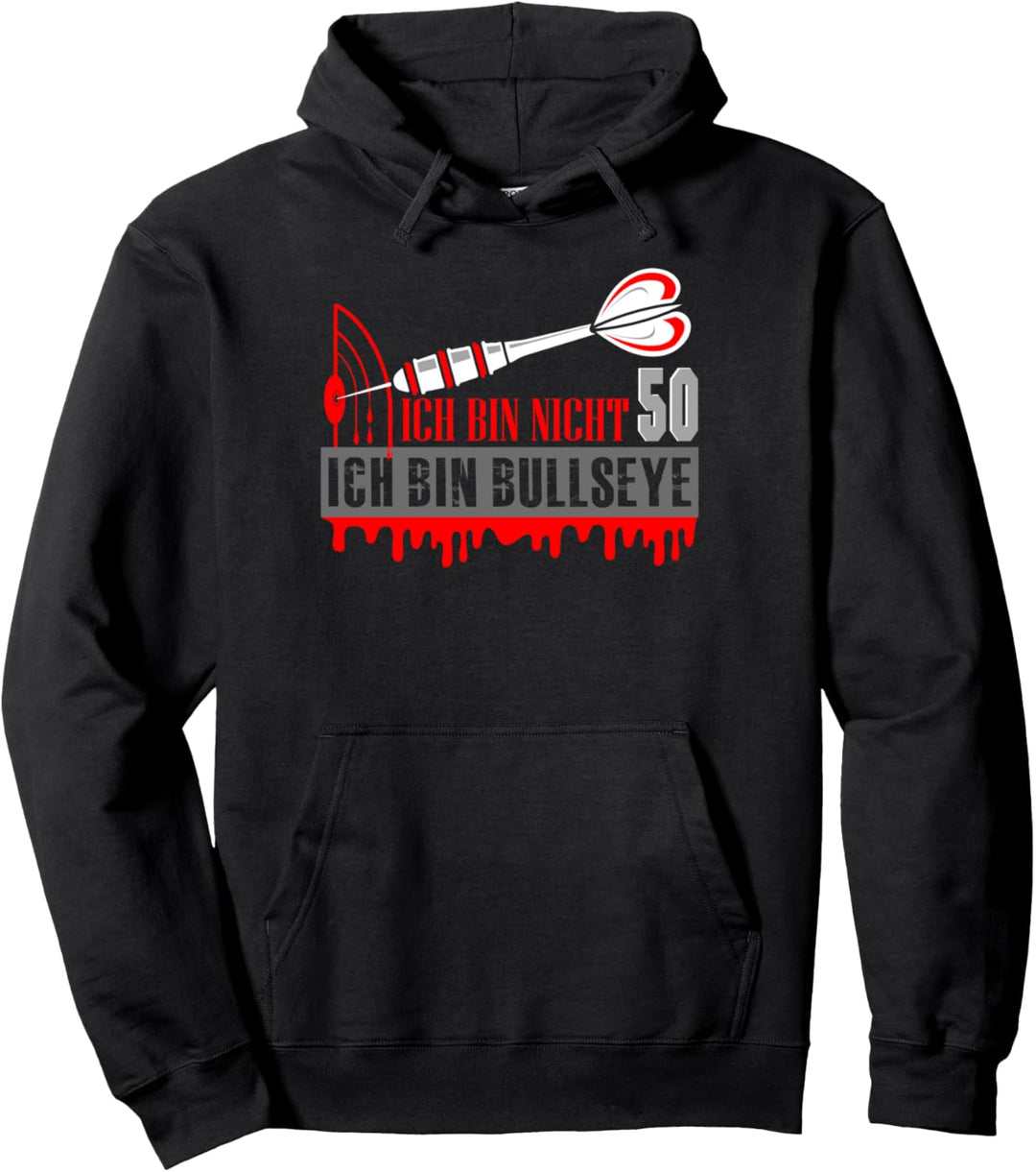 Ich Bin Nicht 50 Dartspieler Dart 50 Geburtstag Geschenk Pullover Hoodie