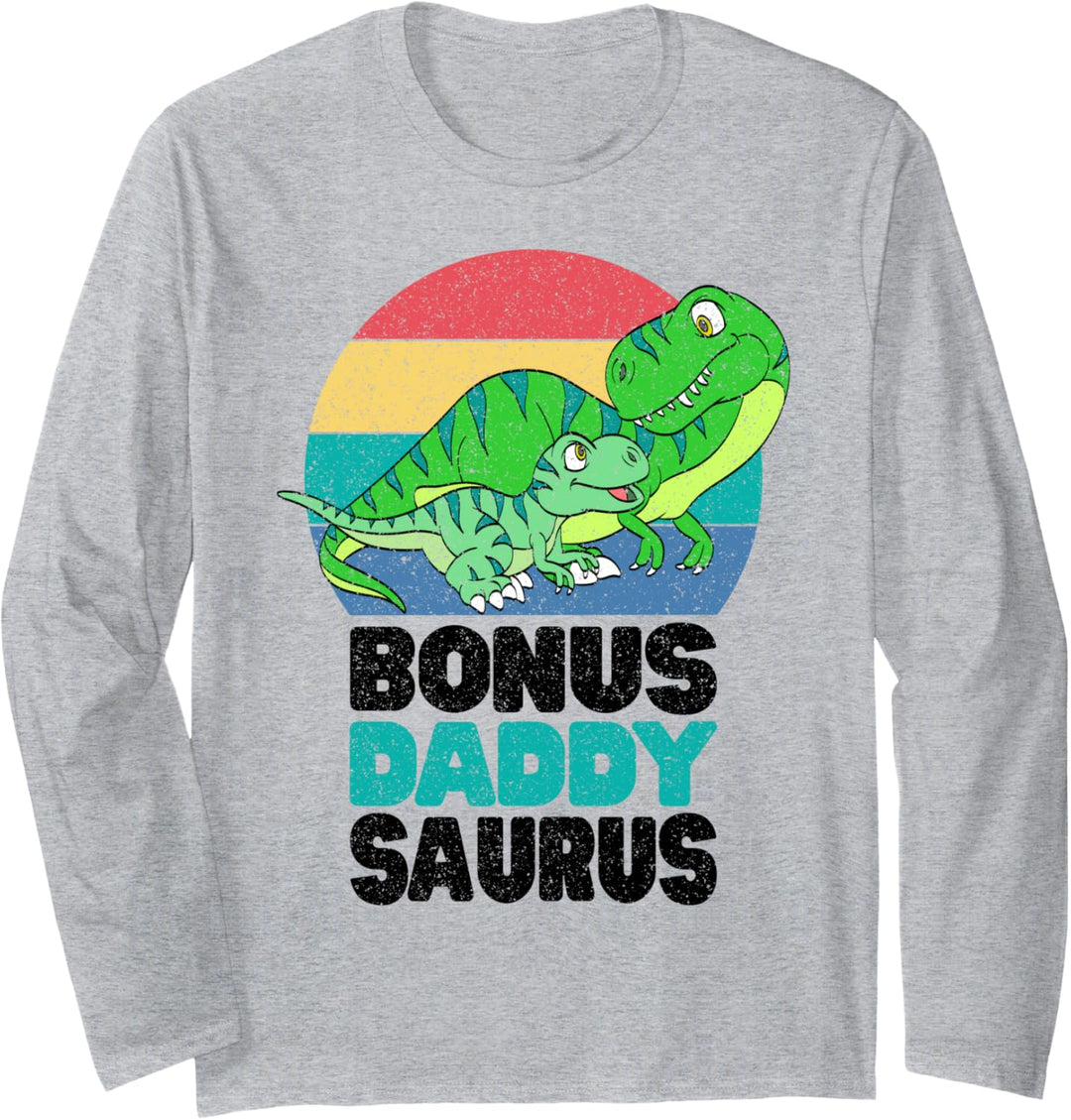 Bonus DaddySaurus Dinosaur T-Rex Dad Baby Family Matching Langarmshirt