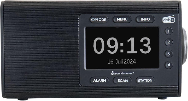 Soundmaster DAB900 Digitalradio mit DAB+ & UKW/FM, Bluetooth, Radiowecker, grosses Farbdisplay, Farb