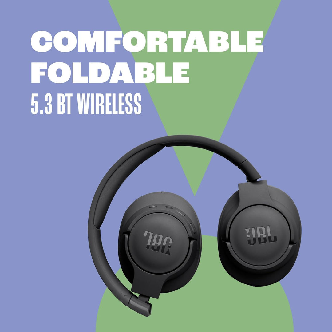 JBL Tune 720 BT Wireless On-Ear-Kopfhörer – Mit JBL Pure Bass Sound, Bluetooth und leichtem, faltbar