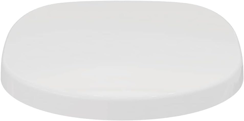Ideal Standard E791801 Toilettensitz, weisser Kunststoff, WC-Sitz und Deckel Wrapover Standard Close