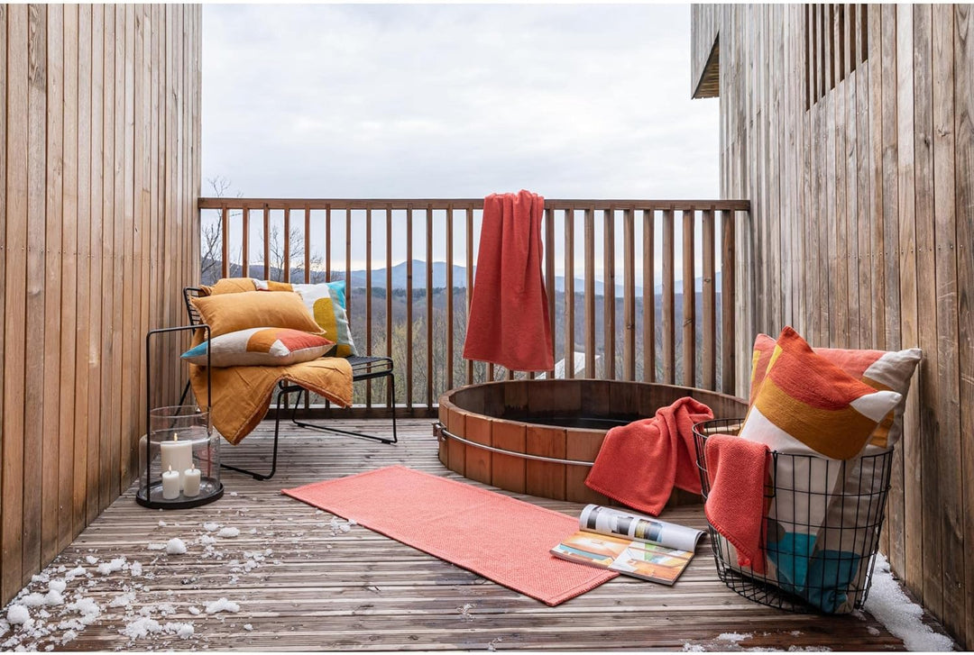 Vivaraise Tapis de bain Etia Korallenrot 54 x 64 cm 54 X 64 Korallenrot, 54 X 64 Korallenrot