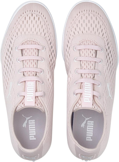 PUMA Damen Monolite Fusion Slip-on Golfschuh 41 EU Chalk Pink Puma White, 41 EU Chalk Pink Puma Whit