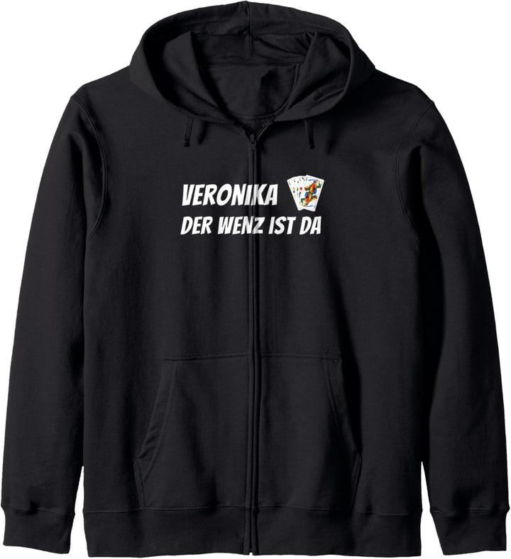Veronika der Wenz ist da! Lustiges Schafkopf Turnier Kapuzenjacke