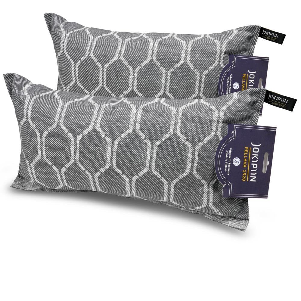 Jokipiin Premium Saunakissen 40 x 22 cm | 100% Made in Finland | ReisekissenLeinen Baumwolle
