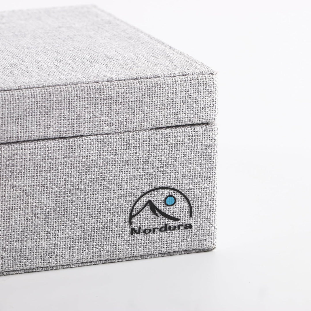 Keyless Go Schutz Autoschlüssel Box aus Leinenstoff, Faraday Box, RFID Anti-Diebstahl, Autoschlüssel