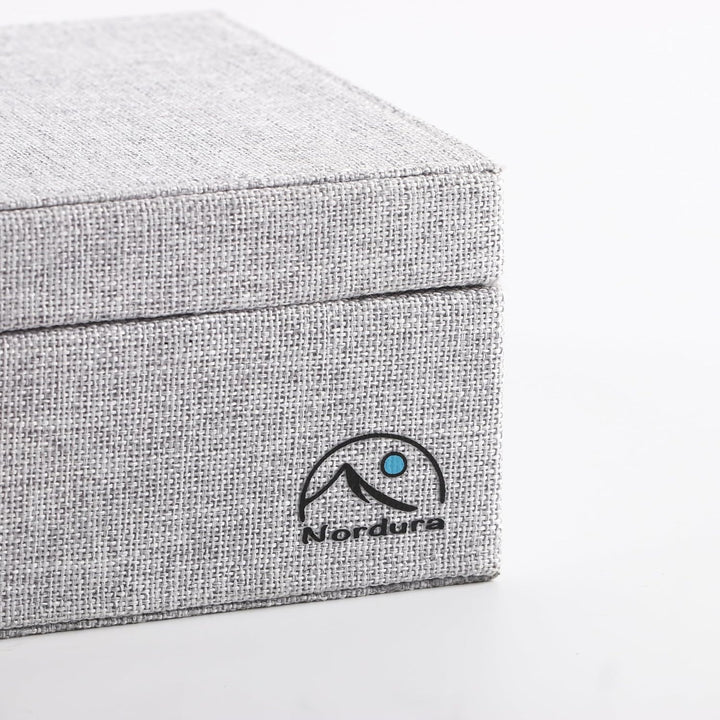 Keyless Go Schutz Autoschlüssel Box aus Leinenstoff, Faraday Box, RFID Anti-Diebstahl, Autoschlüssel