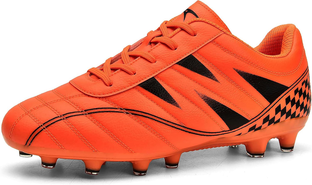 ASHION Fussballschuh Kinder Fussballschuhe Footballschuhe Outdoor Athletic Soccer Schuhe, 33 EU C Or