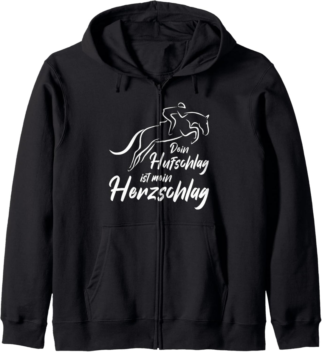 Sportpferd Dein Hufschlag Ist Mein Herzschlag Pferde Kapuzenjacke