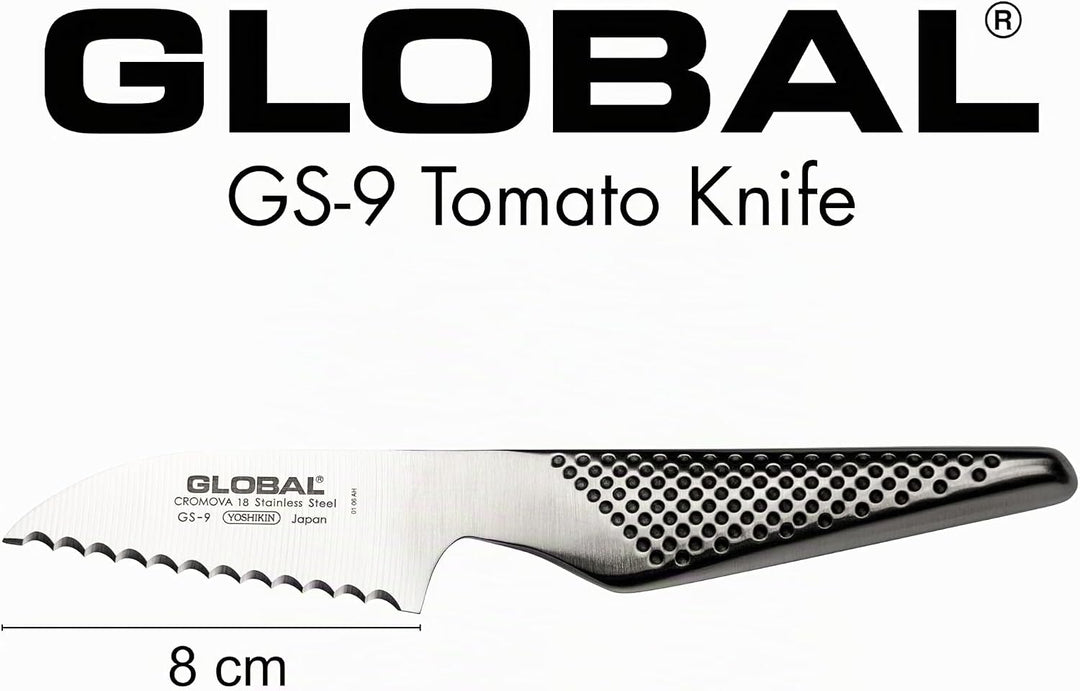 Global GS-9R Zitronen- und Tomatenmesser 8 cm