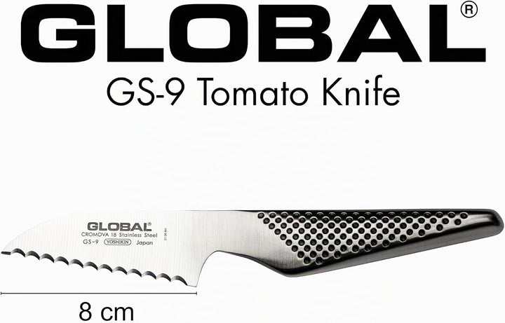 Global GS-9R Zitronen- und Tomatenmesser 8 cm