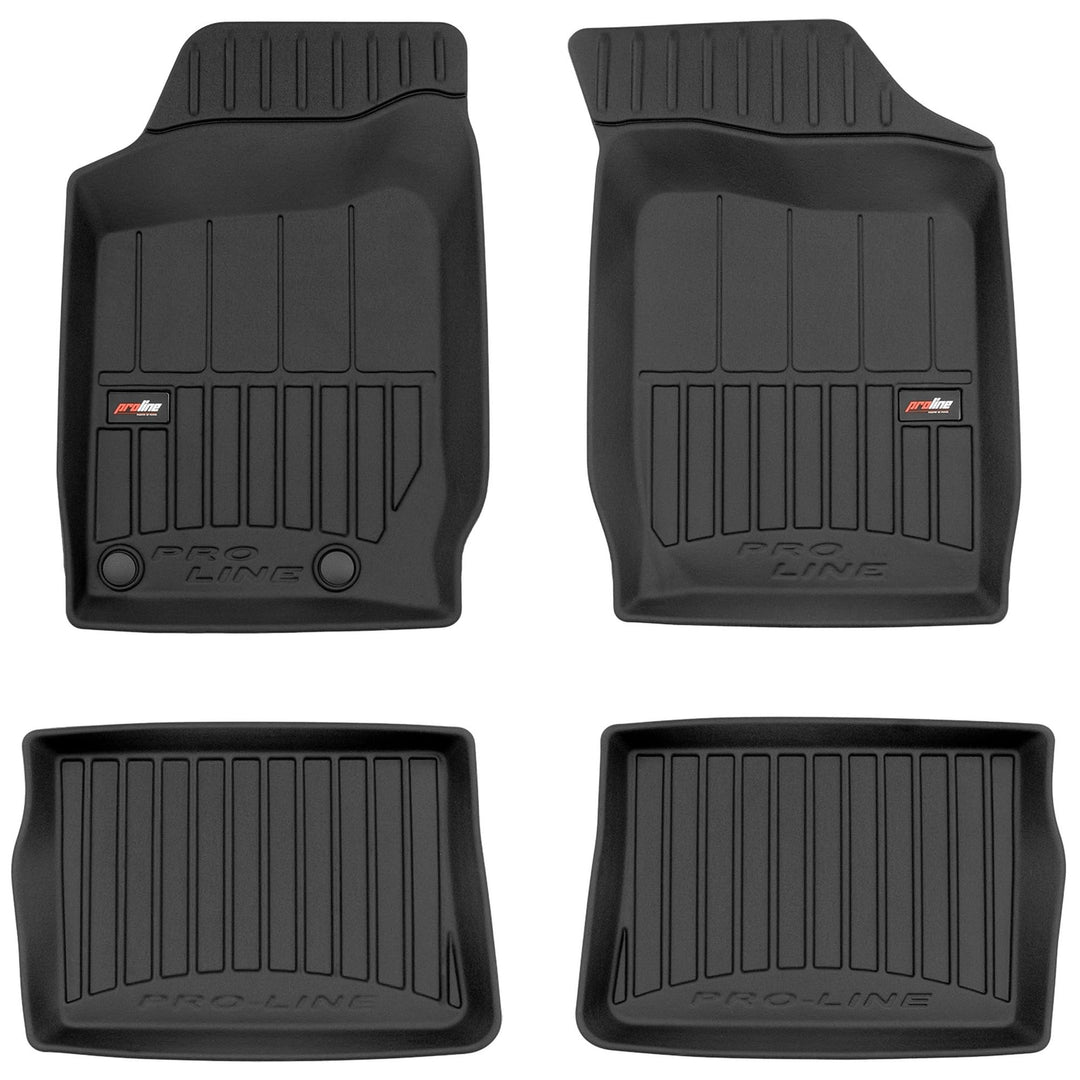 SMK Gummimatten auto fussmatten Satz passend für Renault Thalia I 1999-2008 Erleben Sie einen neuen