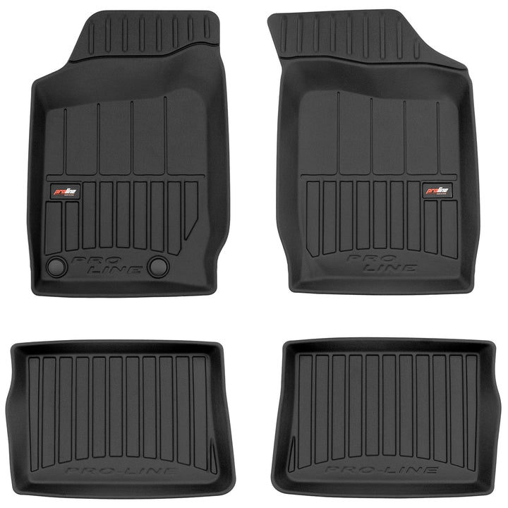SMK Gummimatten auto fussmatten Satz passend für Renault Thalia I 1999-2008 Erleben Sie einen neuen