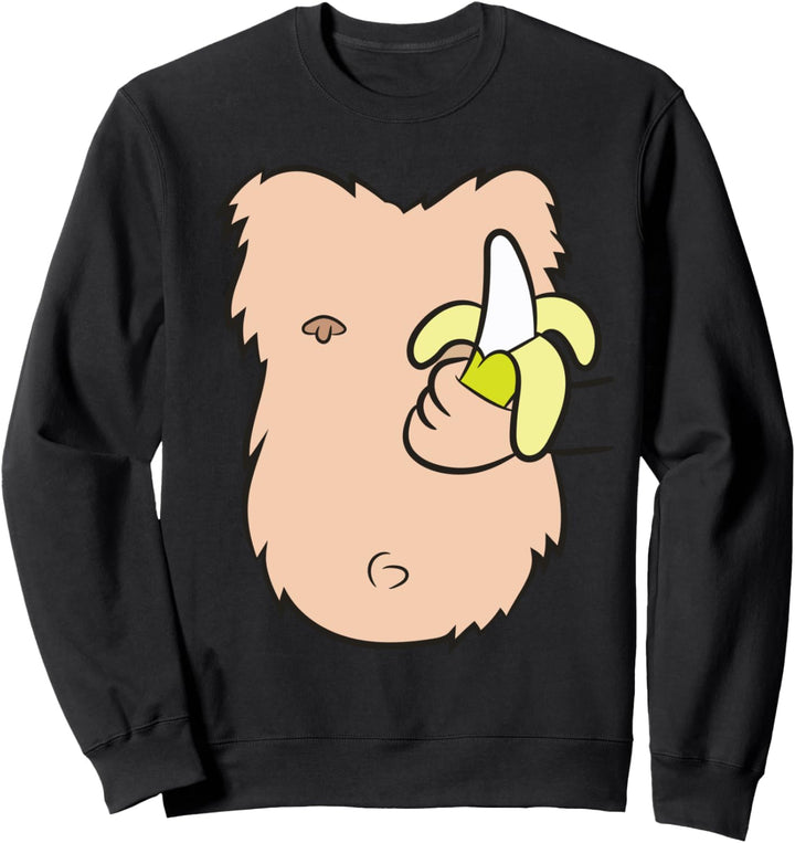 Halloween Affem Kostüm Gorilla Kostüm Affe Sweatshirt