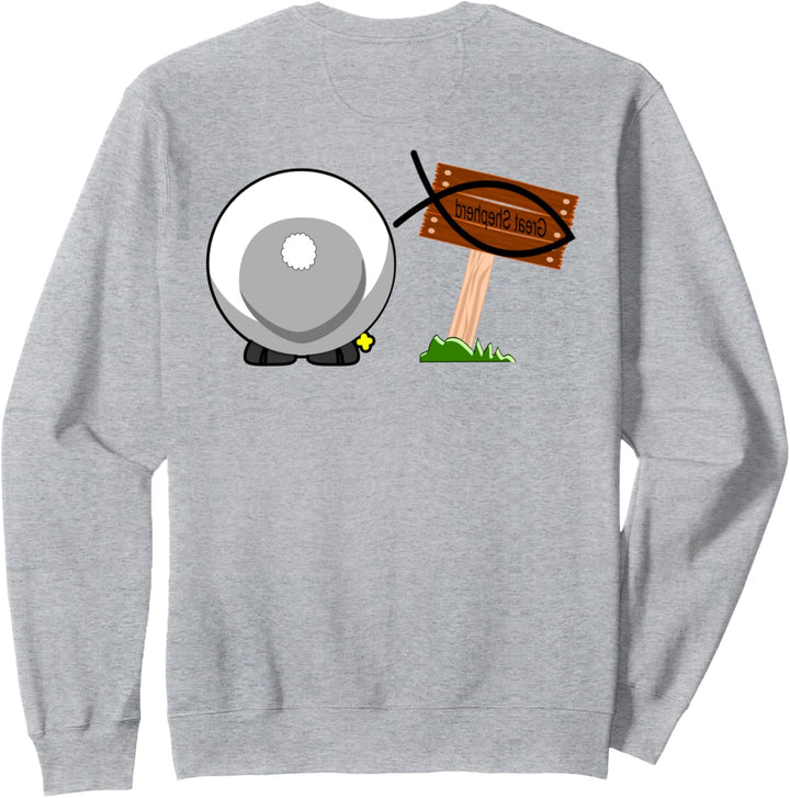 The LORD is my shepherd (Psalm 23) MIT RÜCKENDRUCK Jesus4m3 Sweatshirt