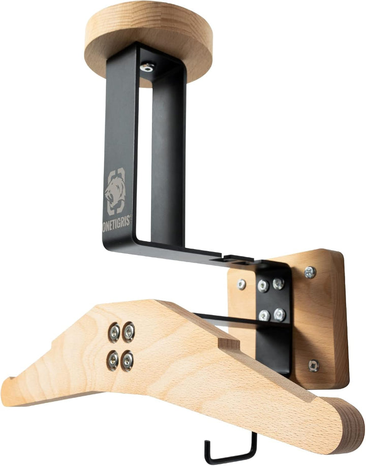 OneTigris Motorrad Helm Halterung Wand, Wandhalterung Helmhalter für Taktische Weste Helm Platte Trä