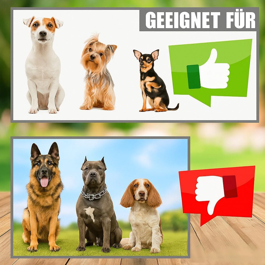 Treppenschutzgitter für Hunde - Absperrgitter Hund - Türschutzgitter - Hundeschutzgitter - Hundebarr