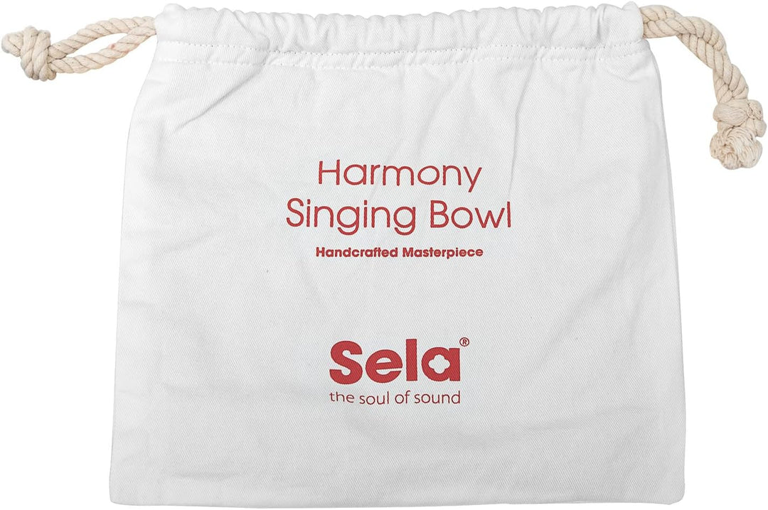 Sela SE 262 Harmony Singing Bowl Klangschale 17 cm inkl. Schlägel, Baumwolltasche, Filzring + keepdr