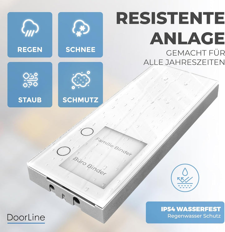 Slim DECT Farbe: Anthrazit von Telegärtner Elektronik l Clevere Türstation l per Knopfdruck mit der