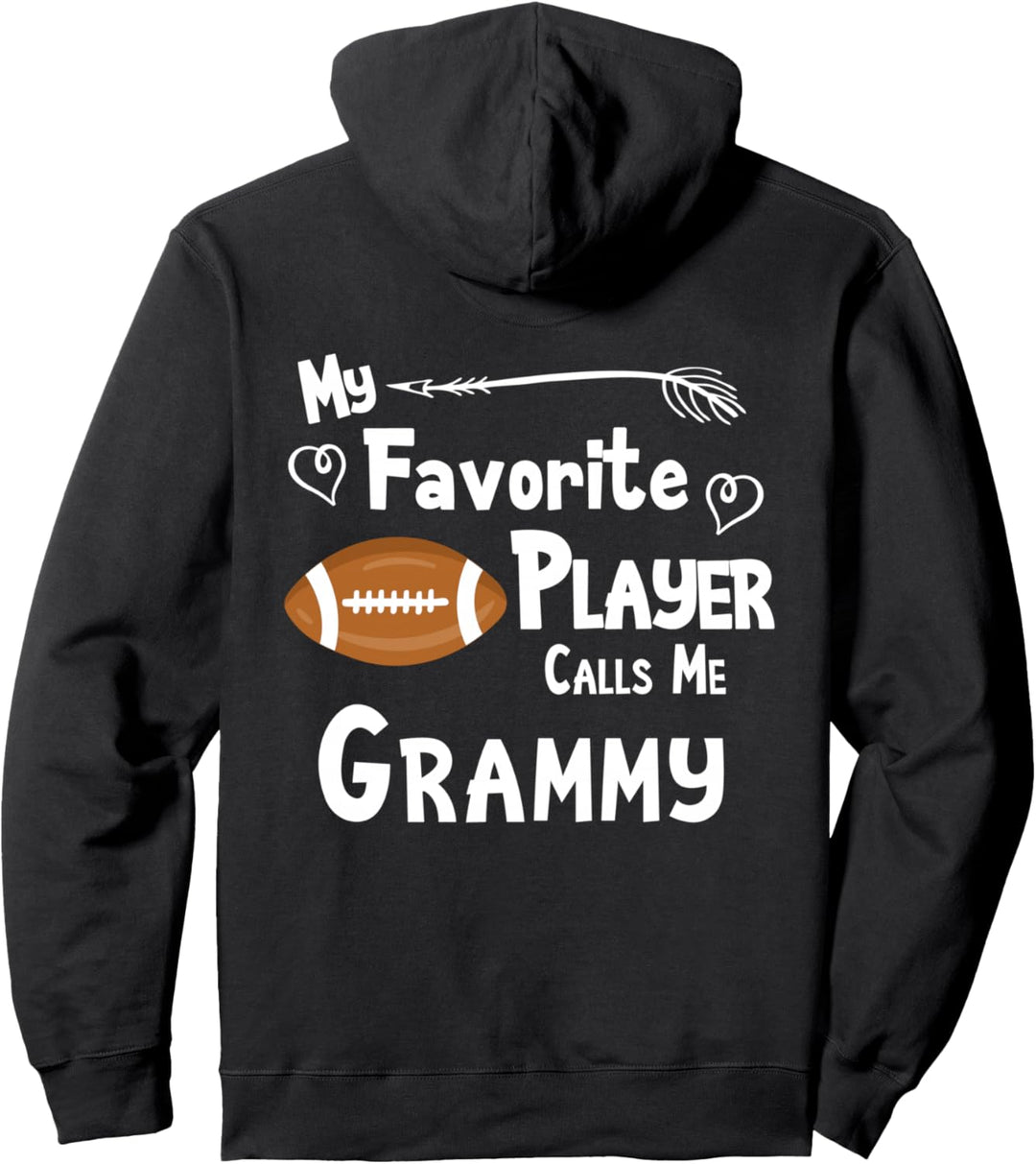 Mein Lieblingsspieler nennt mich Grammy Football Pullover Hoodie