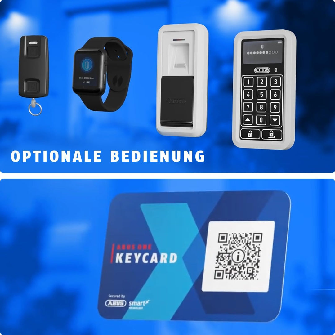 ABUS Elektronik-Türzylinder CYLOX One - schlüsselloses Öffnen von Türen - smarter Schliesszylinder m